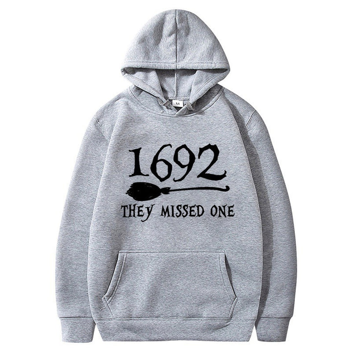 Kvinnors hoodie med kreativ Halloween-motiv och lös passform Mirla-Eva Jonsson