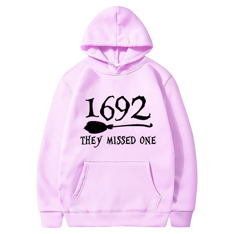 Kvinnors hoodie med kreativ Halloween-motiv och lös passform Mirla-Eva Jonsson