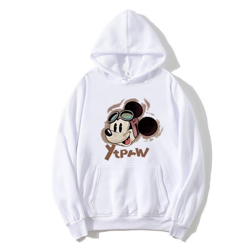 Kvinnors hoodie med kreativ Mickey Mouse-design Mirla-Eva Jonsson