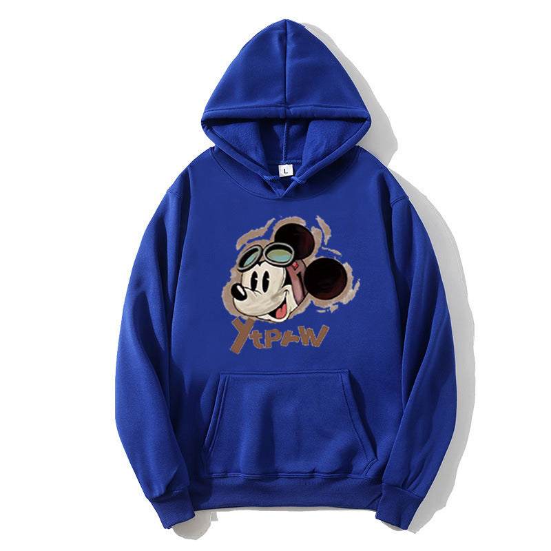Kvinnors hoodie med kreativ Mickey Mouse-design Mirla-Eva Jonsson