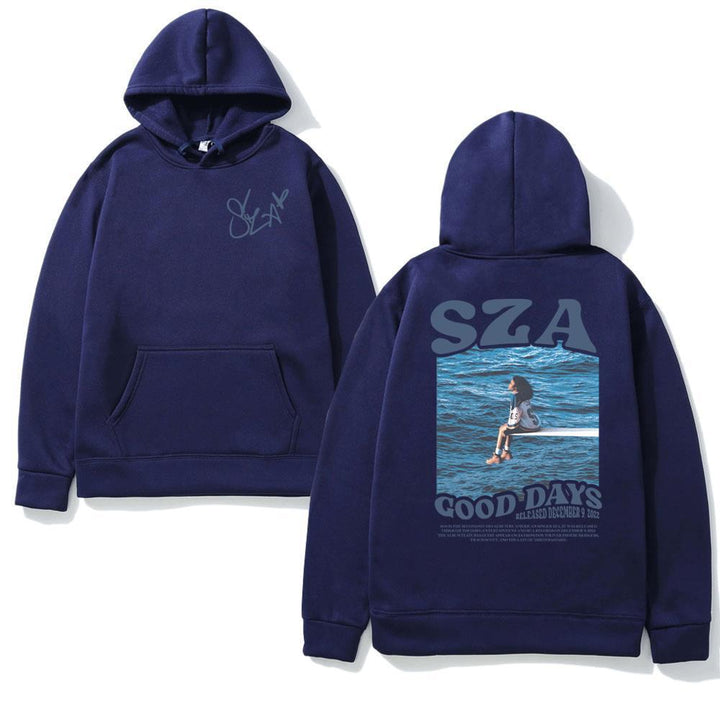 Kvinnors hoodie med kreativ design och material av hög kvalitet Mirla-Eva Jonsson