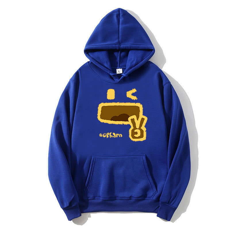 Kvinnors hoodie med kreativ emoji-design Mirla-Eva Jonsson