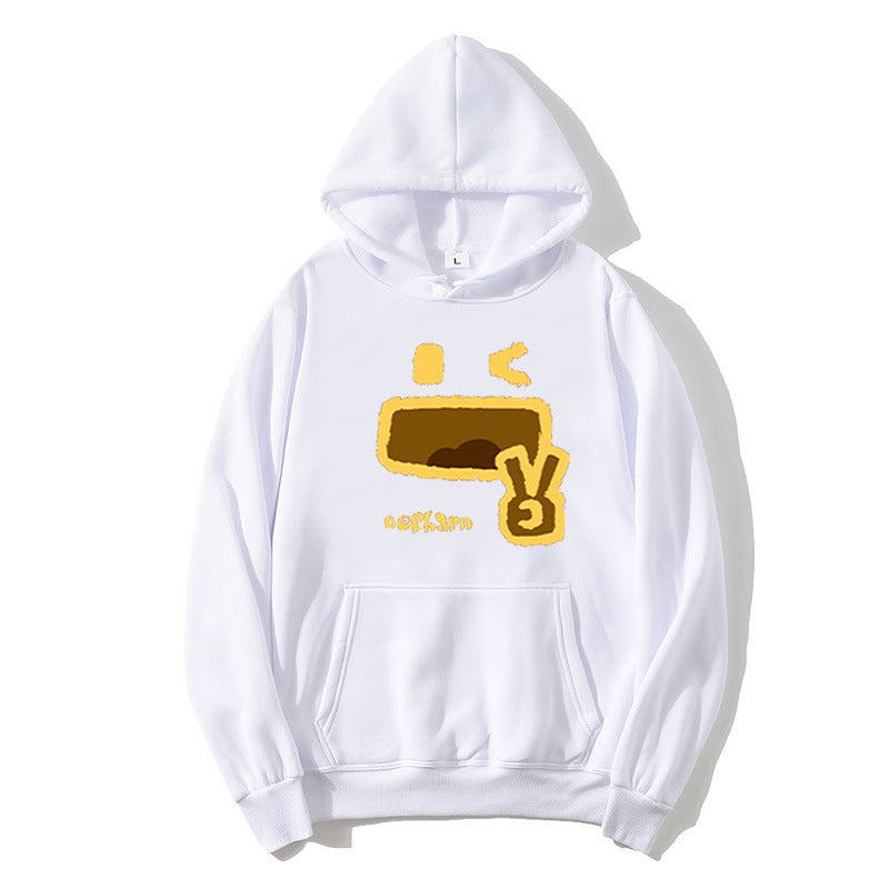 Kvinnors hoodie med kreativ emoji-design Mirla-Eva Jonsson