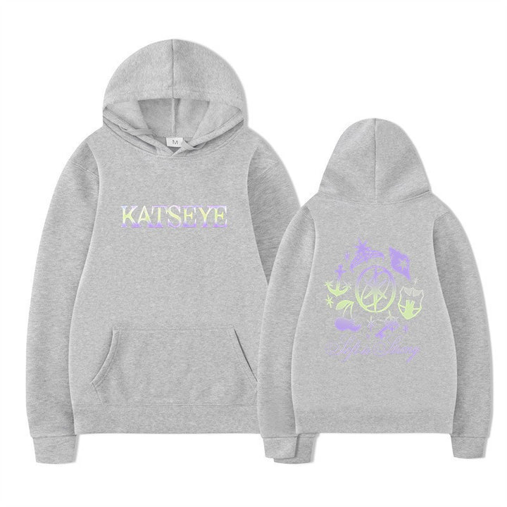 Kvinnors hoodie med kreativ grafik Mirla-Eva Jonsson