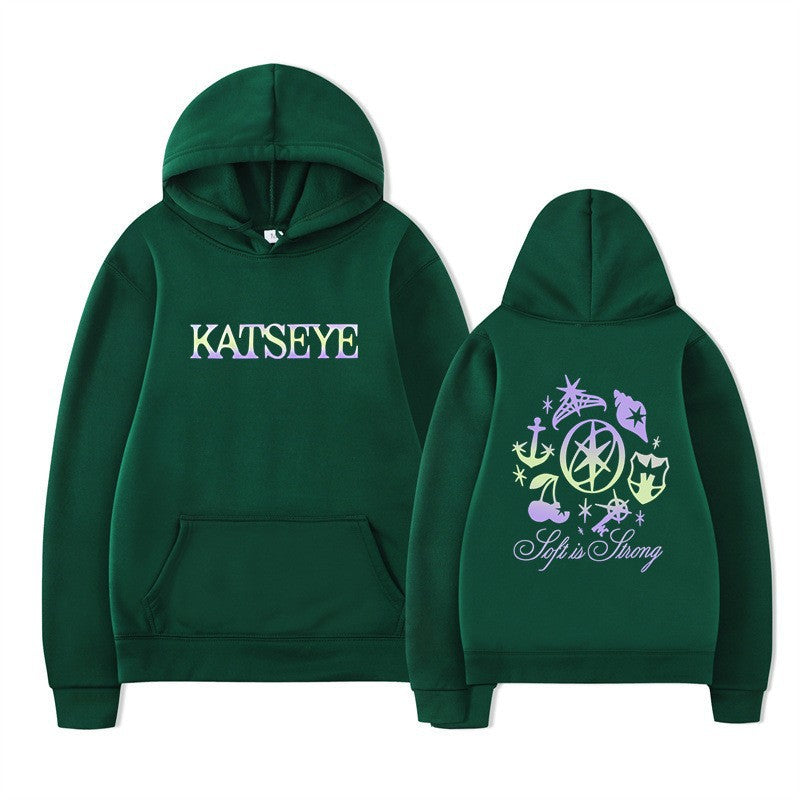 Kvinnors hoodie med kreativ grafik Mirla-Eva Jonsson