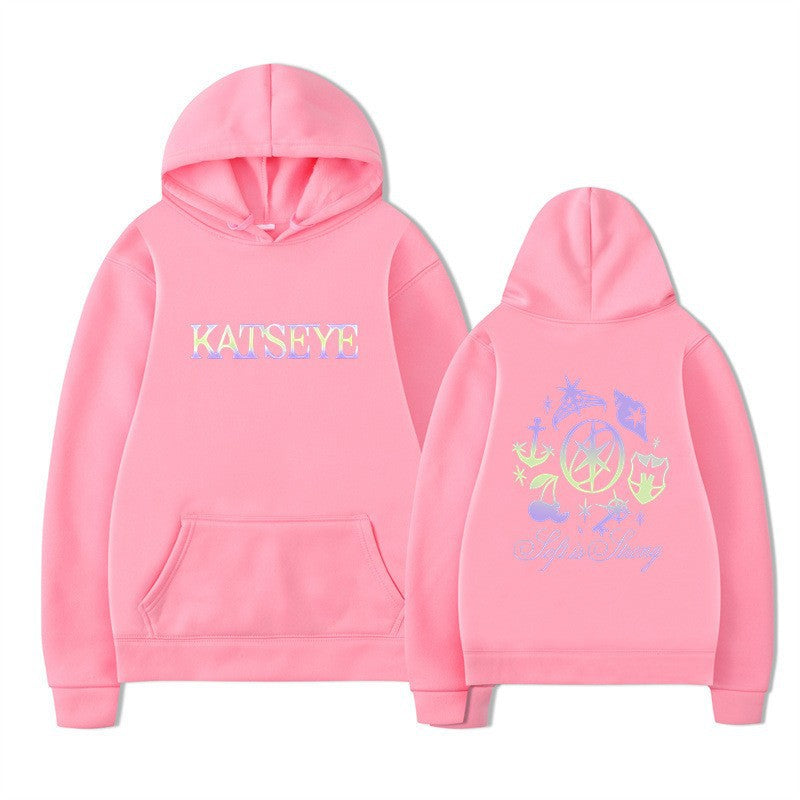 Kvinnors hoodie med kreativ grafik Mirla-Eva Jonsson