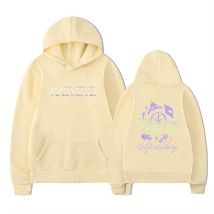 Kvinnors hoodie med kreativ grafik Mirla-Eva Jonsson