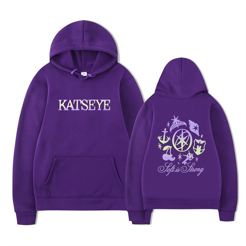 Kvinnors hoodie med kreativ grafik Mirla-Eva Jonsson