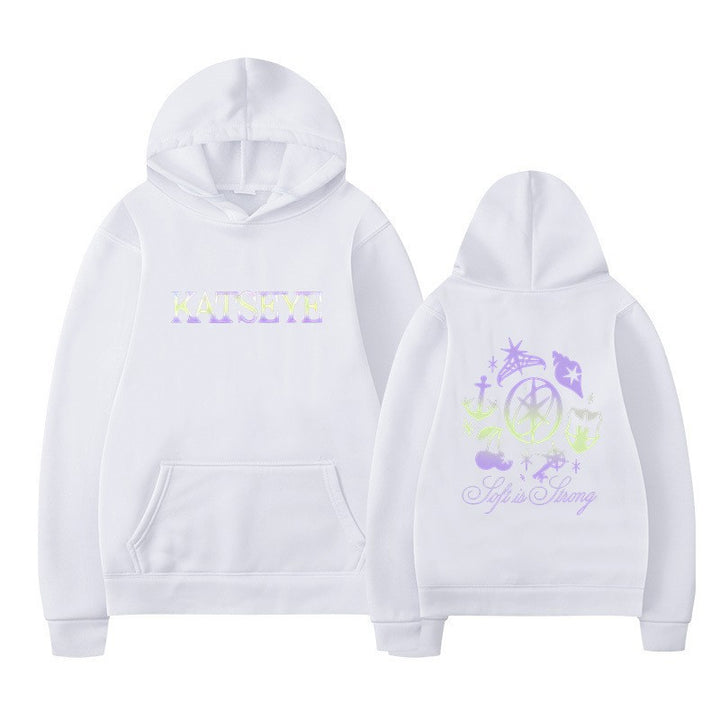 Kvinnors hoodie med kreativ grafik Mirla-Eva Jonsson