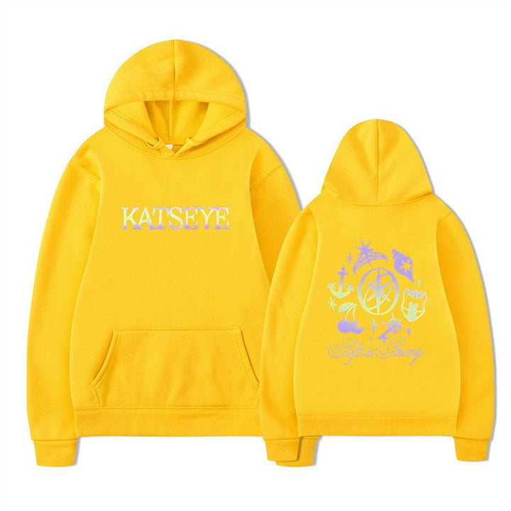 Kvinnors hoodie med kreativ grafik Mirla-Eva Jonsson