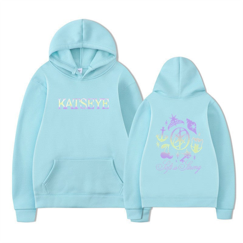 Kvinnors hoodie med kreativ grafik Mirla-Eva Jonsson