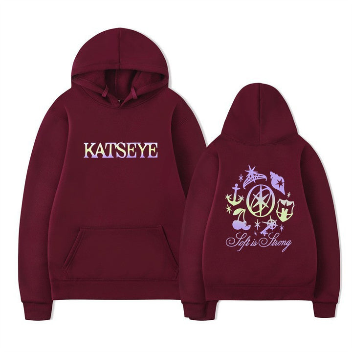 Kvinnors hoodie med kreativ grafik Mirla-Eva Jonsson