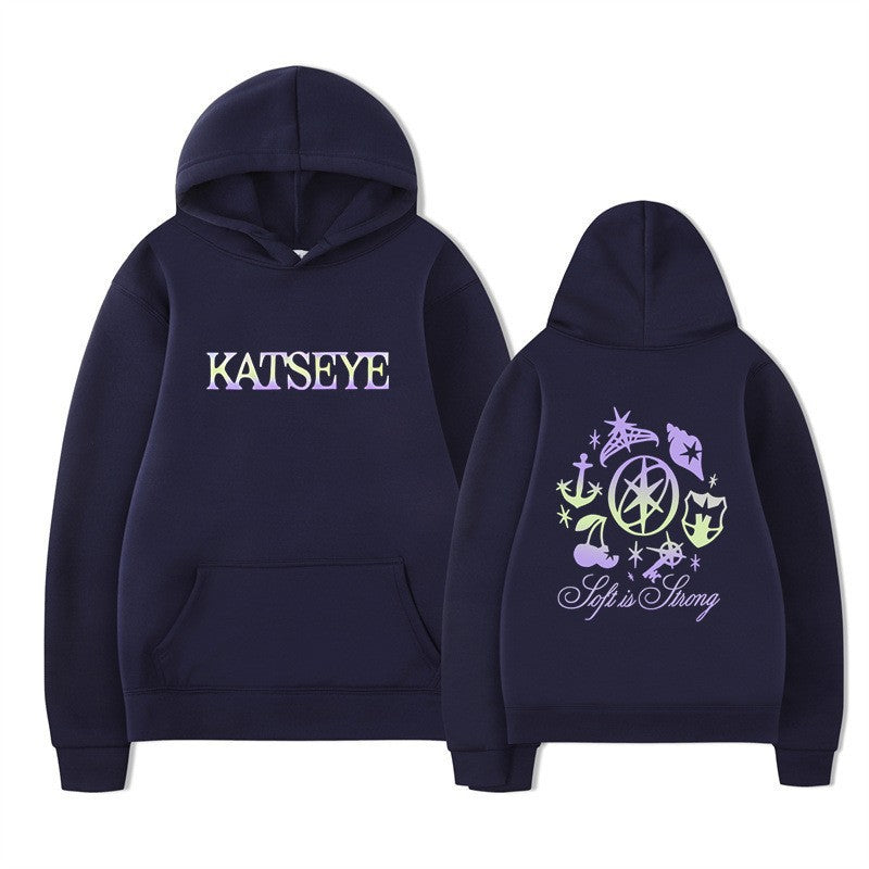 Kvinnors hoodie med kreativ grafik Mirla-Eva Jonsson