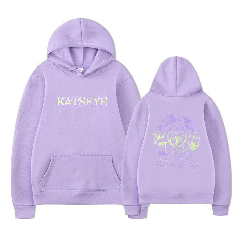 Kvinnors hoodie med kreativ grafik Mirla-Eva Jonsson