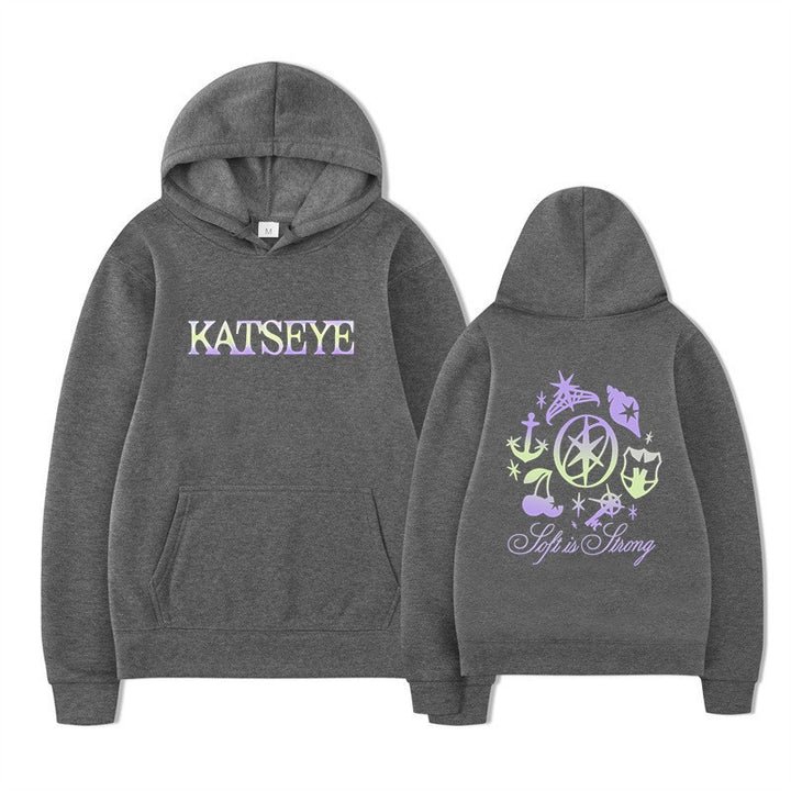 Kvinnors hoodie med kreativ grafik Mirla-Eva Jonsson