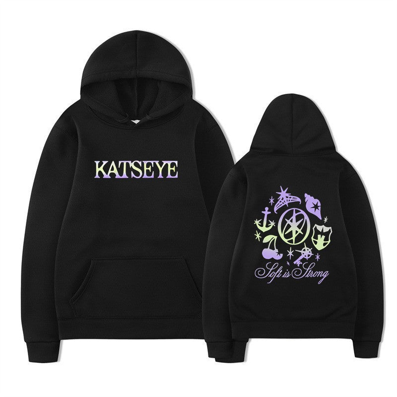 Kvinnors hoodie med kreativ grafik Mirla-Eva Jonsson