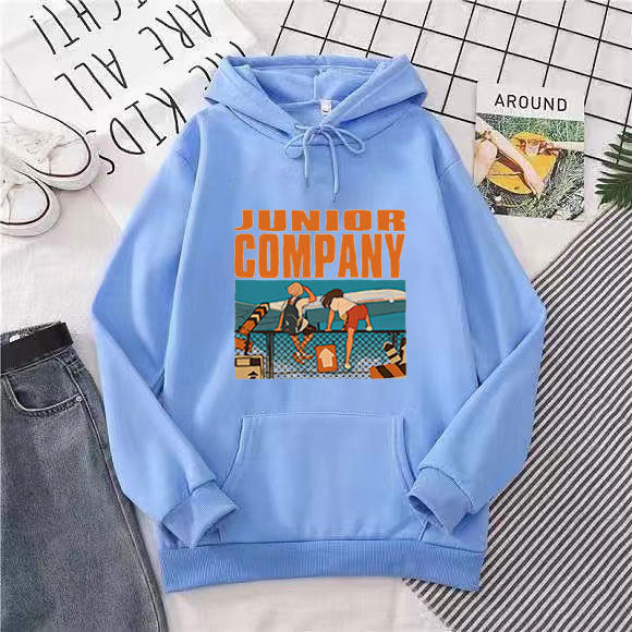 Kvinnors hoodie med kreativ grafisk design Mirla-Eva Jonsson