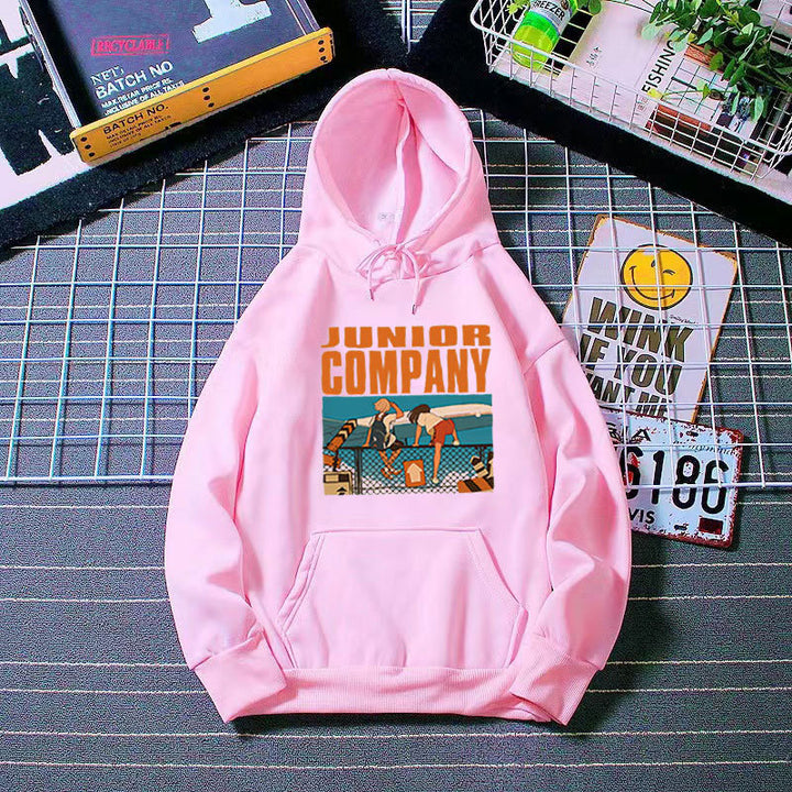 Kvinnors hoodie med kreativ grafisk design Mirla-Eva Jonsson