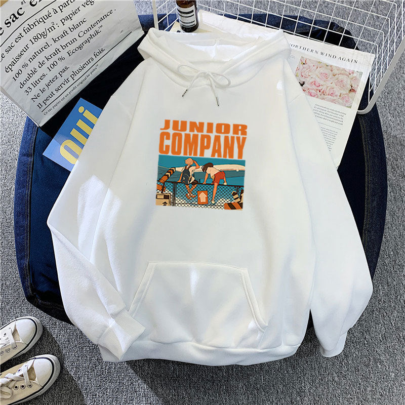Kvinnors hoodie med kreativ grafisk design Mirla-Eva Jonsson