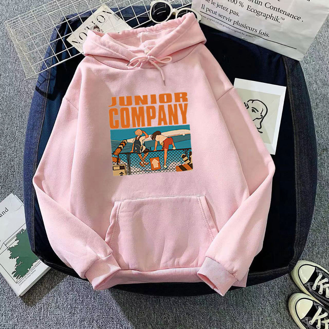 Kvinnors hoodie med kreativ grafisk design Mirla-Eva Jonsson