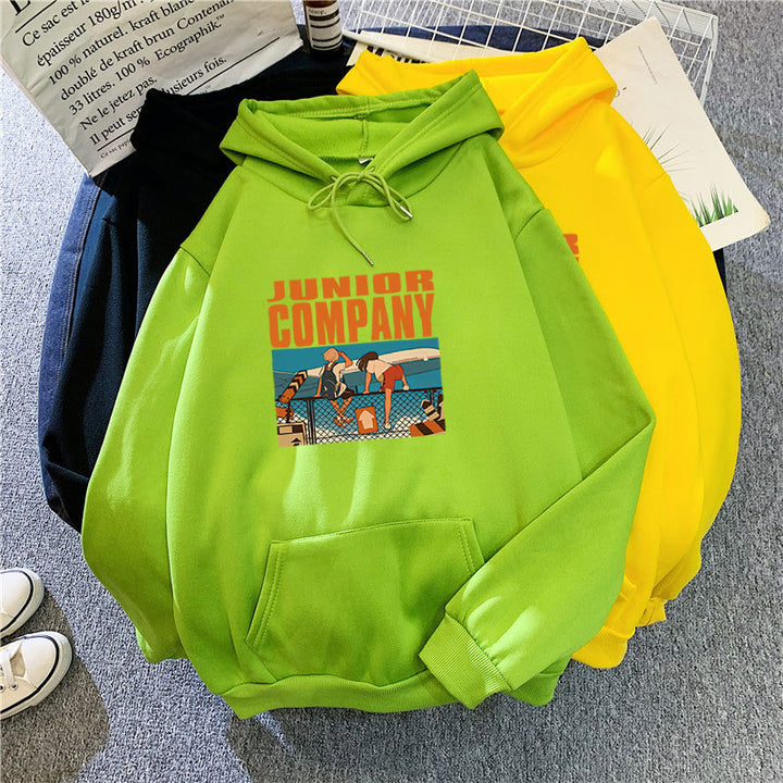 Kvinnors hoodie med kreativ grafisk design Mirla-Eva Jonsson
