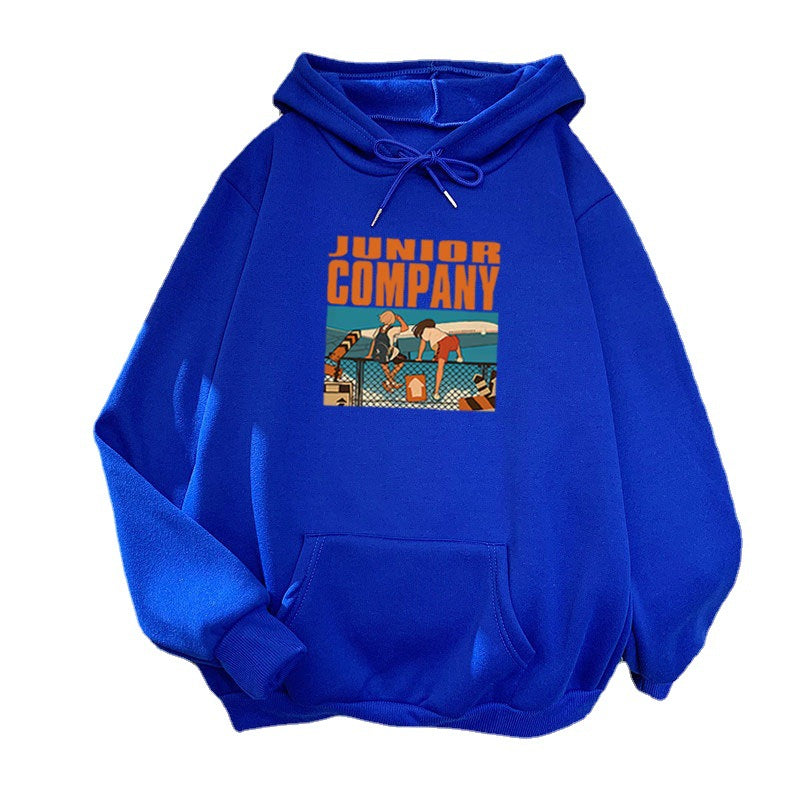 Kvinnors hoodie med kreativ grafisk design Mirla-Eva Jonsson