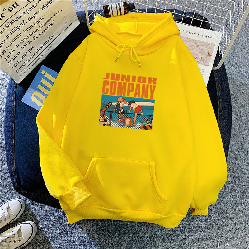 Kvinnors hoodie med kreativ grafisk design Mirla-Eva Jonsson