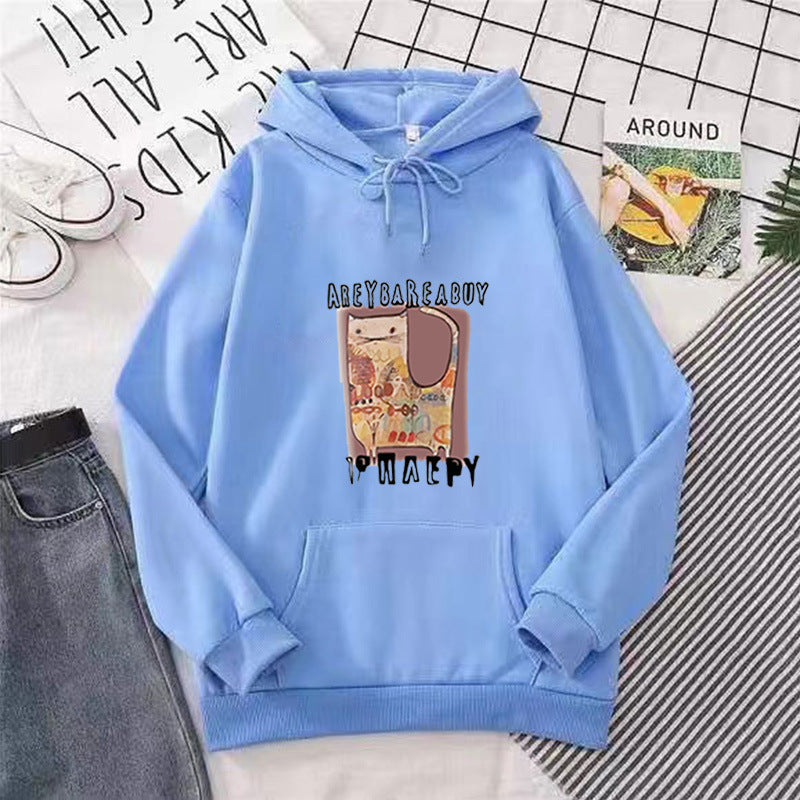 Kvinnors hoodie med kreativ grafisk design Mirla-Eva Jonsson