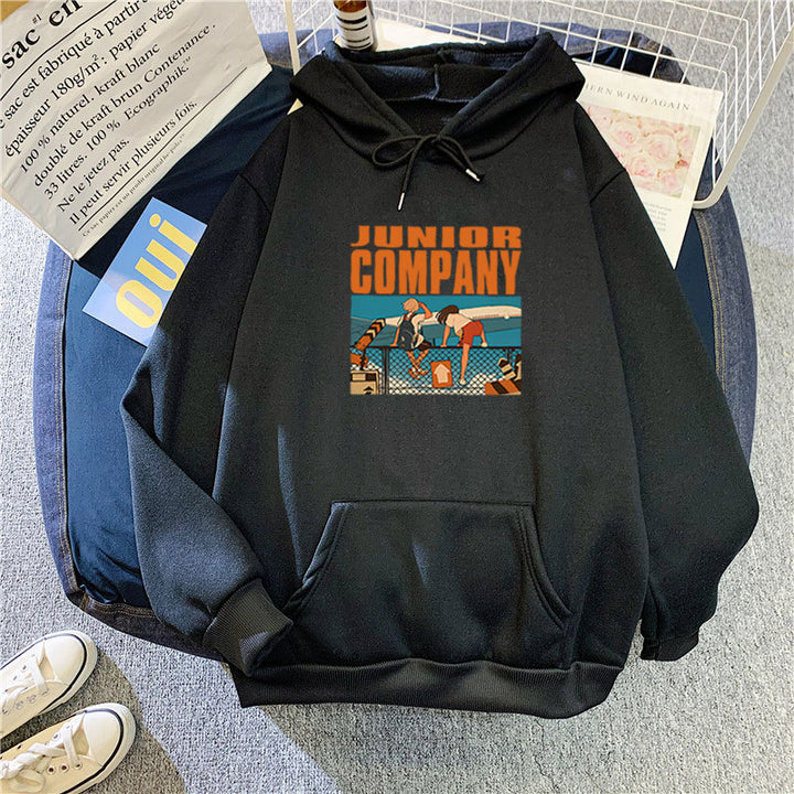Kvinnors hoodie med kreativ grafisk design Mirla-Eva Jonsson