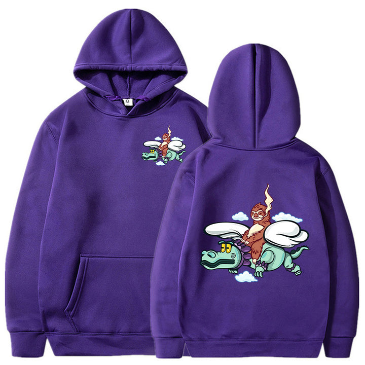 Kvinnors hoodie med kreativ grafisk design och högkvalitativt inre Mirla-Eva Jonsson