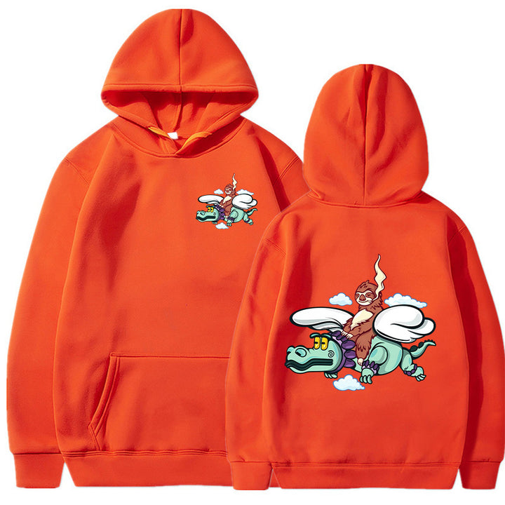 Kvinnors hoodie med kreativ grafisk design och högkvalitativt inre Mirla-Eva Jonsson