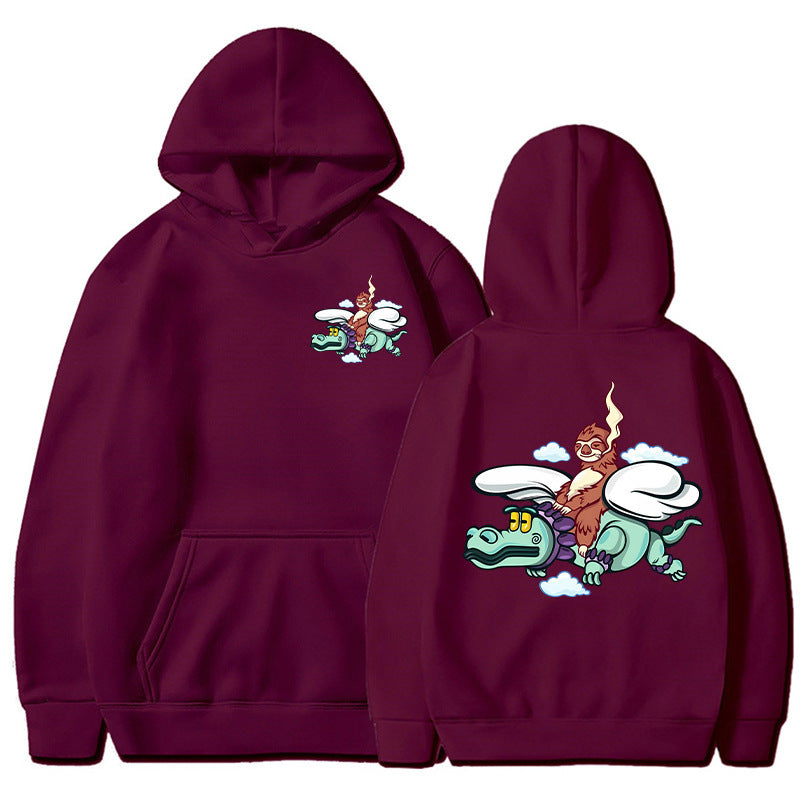 Kvinnors hoodie med kreativ grafisk design och högkvalitativt inre Mirla-Eva Jonsson