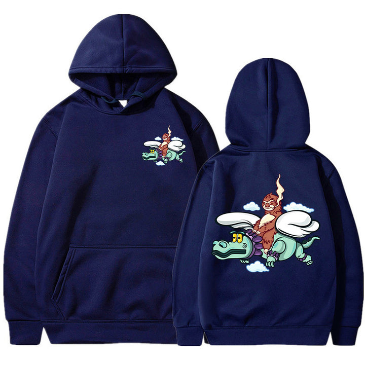 Kvinnors hoodie med kreativ grafisk design och högkvalitativt inre Mirla-Eva Jonsson