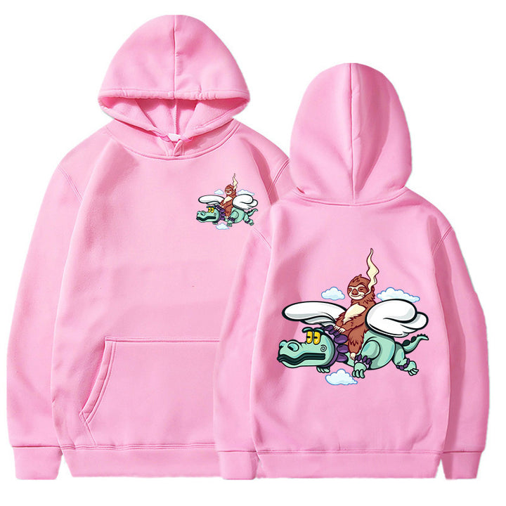 Kvinnors hoodie med kreativ grafisk design och högkvalitativt inre Mirla-Eva Jonsson