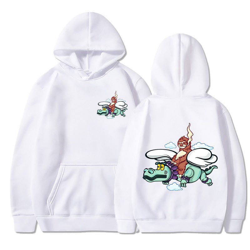 Kvinnors hoodie med kreativ grafisk design och högkvalitativt inre Mirla-Eva Jonsson