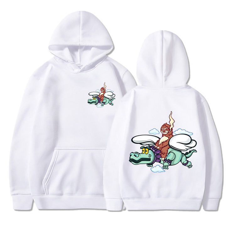 Kvinnors hoodie med kreativ grafisk design och högkvalitativt inre Mirla-Eva Jonsson