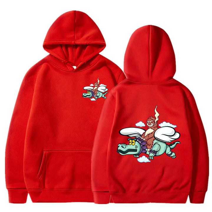 Kvinnors hoodie med kreativ grafisk design och högkvalitativt inre Mirla-Eva Jonsson
