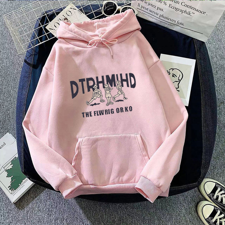 Kvinnors hoodie med kreativ grafisk tryck Mirla-Eva Jonsson