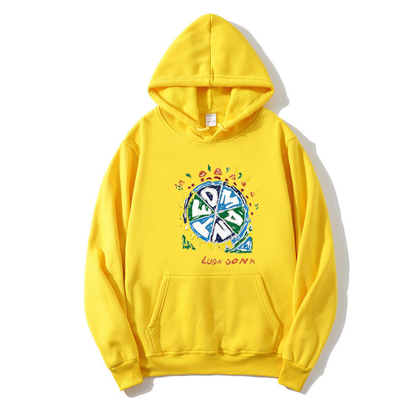 Kvinnors hoodie med kreativ grafisk tryck Mirla-Eva Jonsson