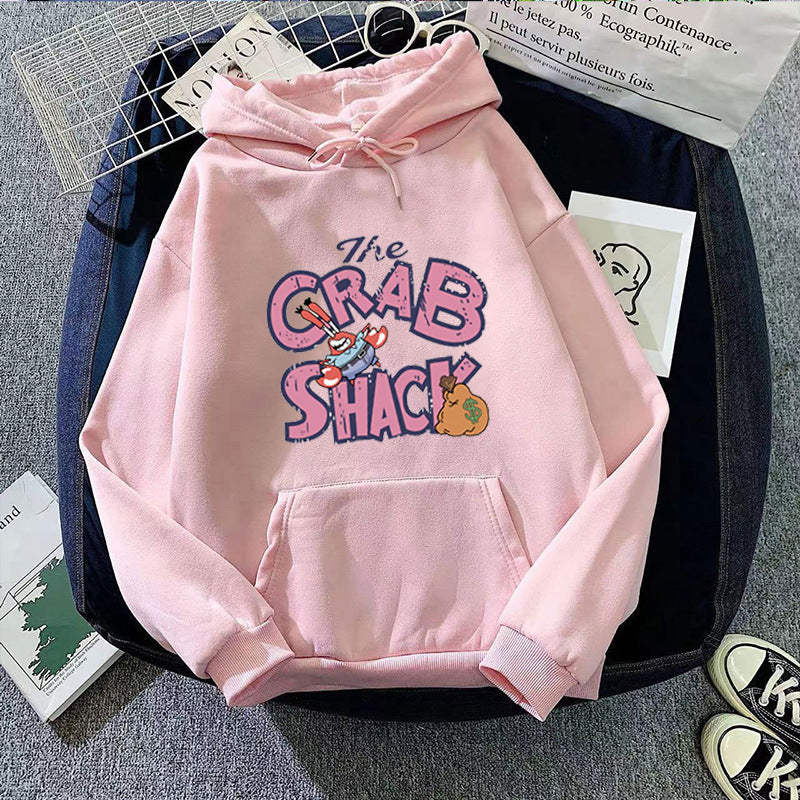 Kvinnors hoodie med kreativ kräftmotiv Chic & Style-Eva Jonsson