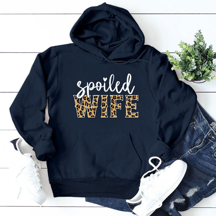 Kvinnors hoodie med kreativ och elegant text Mirla-Eva Jonsson