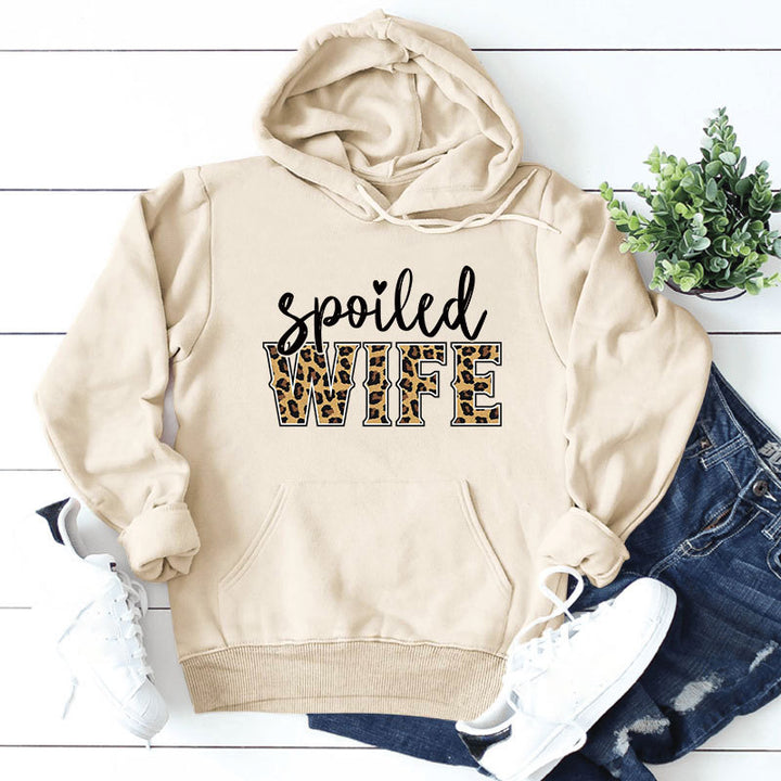 Kvinnors hoodie med kreativ och elegant text Mirla-Eva Jonsson