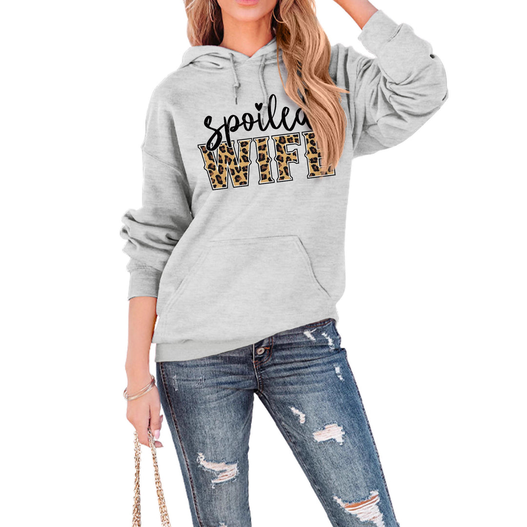 Kvinnors hoodie med kreativ och elegant text Mirla-Eva Jonsson