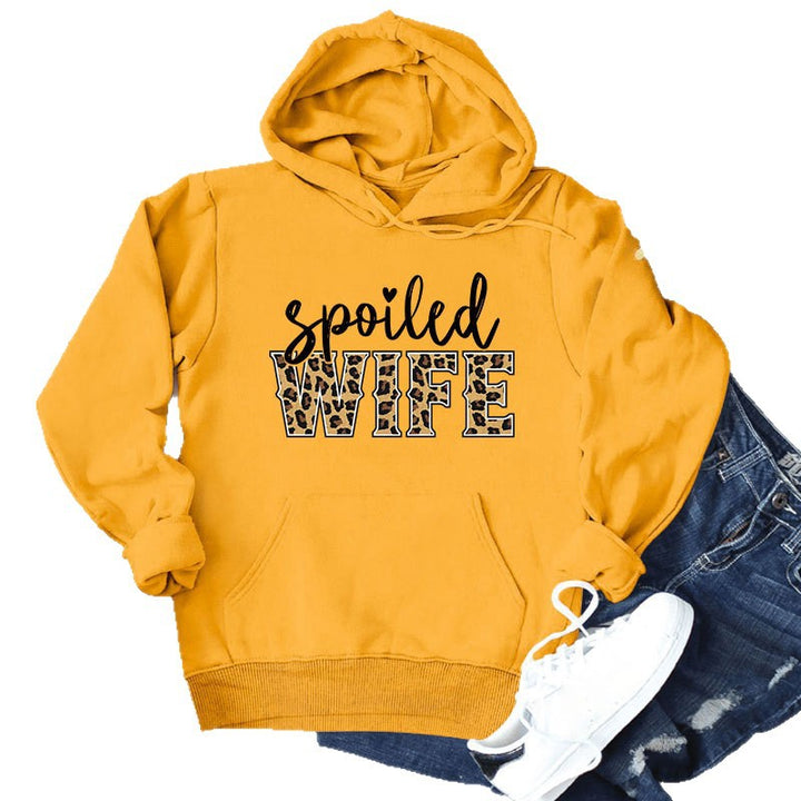 Kvinnors hoodie med kreativ och elegant text Mirla-Eva Jonsson