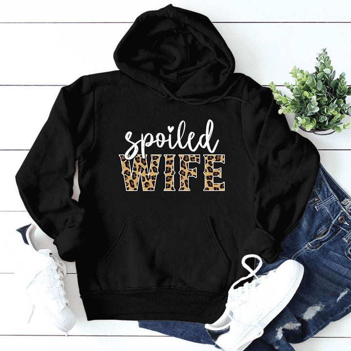 Kvinnors hoodie med kreativ och elegant text Mirla-Eva Jonsson