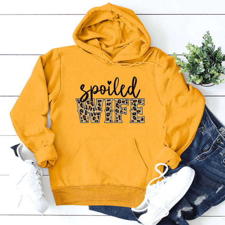 Kvinnors hoodie med kreativ och elegant text Mirla-Eva Jonsson
