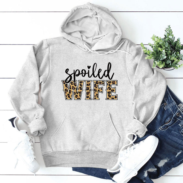 Kvinnors hoodie med kreativ och elegant text Mirla-Eva Jonsson