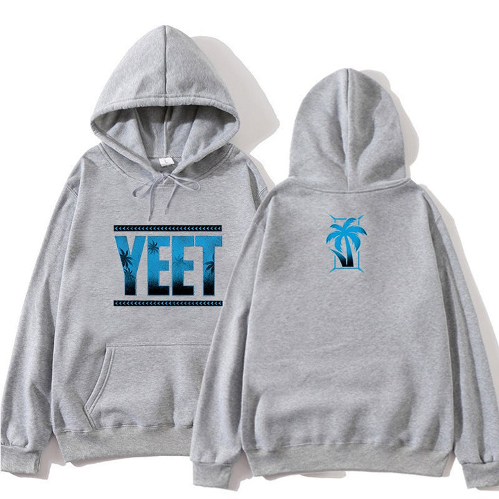 Kvinnors hoodie med kreativ palm design Mirla-Eva Jonsson