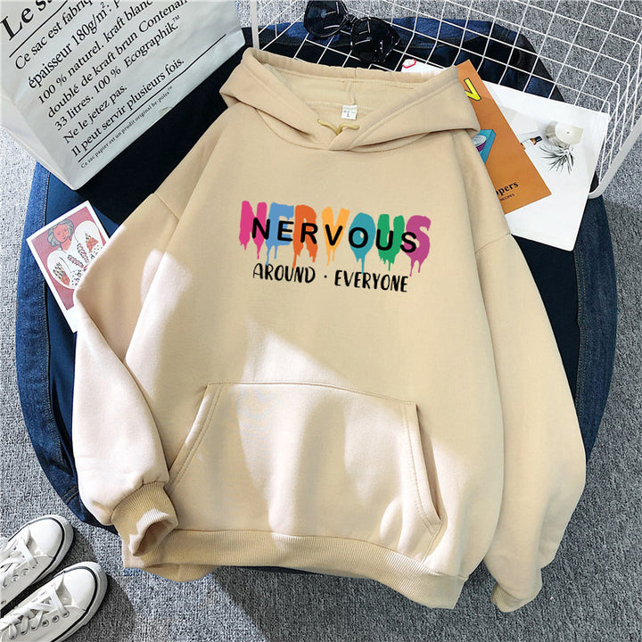 Kvinnors hoodie med kreativ text Chic & Style-Eva Jonsson