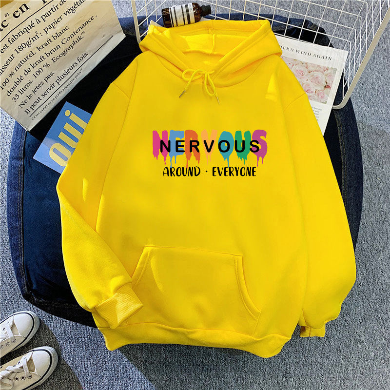 Kvinnors hoodie med kreativ text Chic & Style-Eva Jonsson